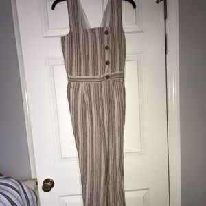 Striped Jumpsuit